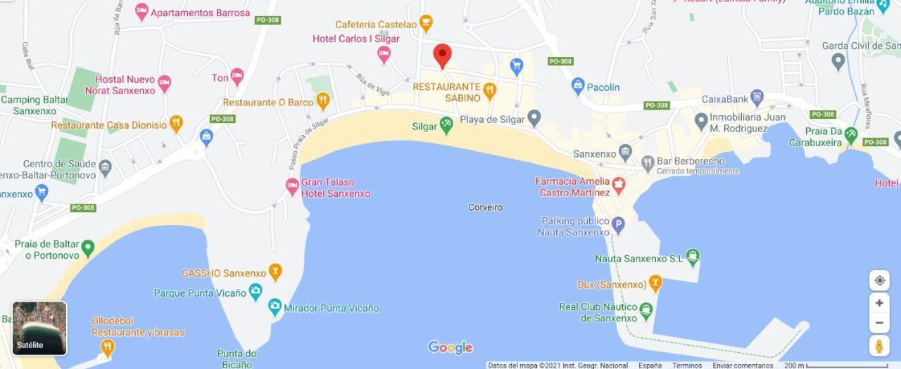 Desconectaengalicia Castelao, 50M Playa Silgar Apartment Sanxenxo Luaran gambar
